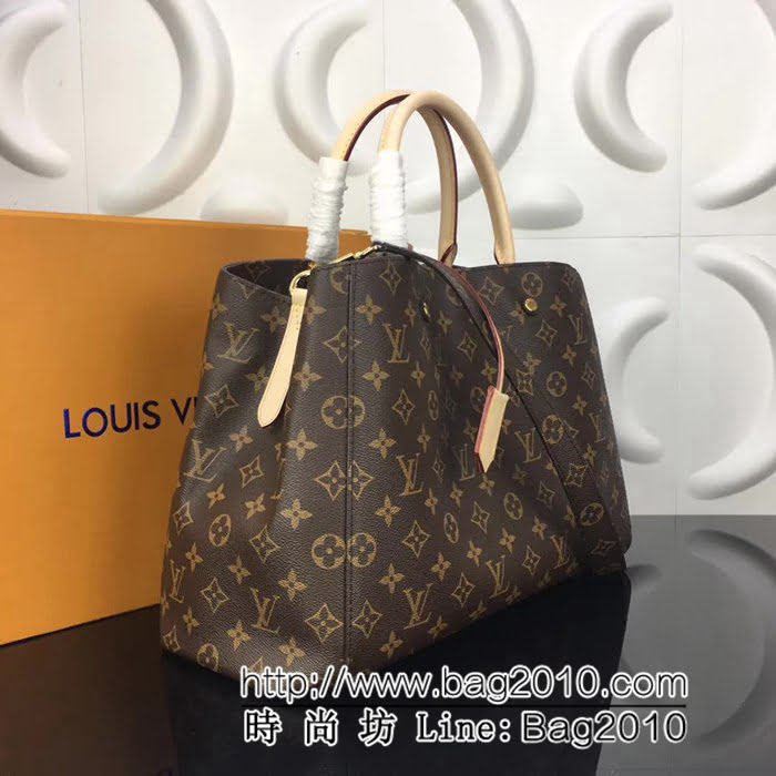路易威登LV頂級原單M41067Montaigne 大號手提臂挽肩背商務手袋 YDH2248